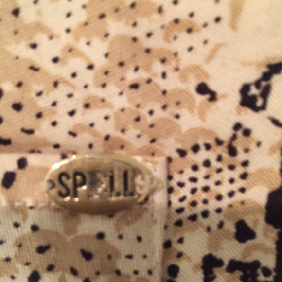 NWOT Spell & the Gypsy Collective Aloha Python Shorts Size S - Picture 5 of 6